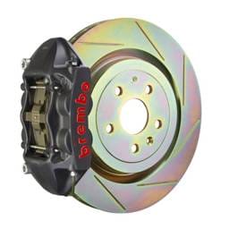 Brembo 1P5.7001AS Brembo 08-13 C30 Front GTS BBK 4 Piston Cast 336 x28 1pc Rotor Slotted Type-1-Black HA