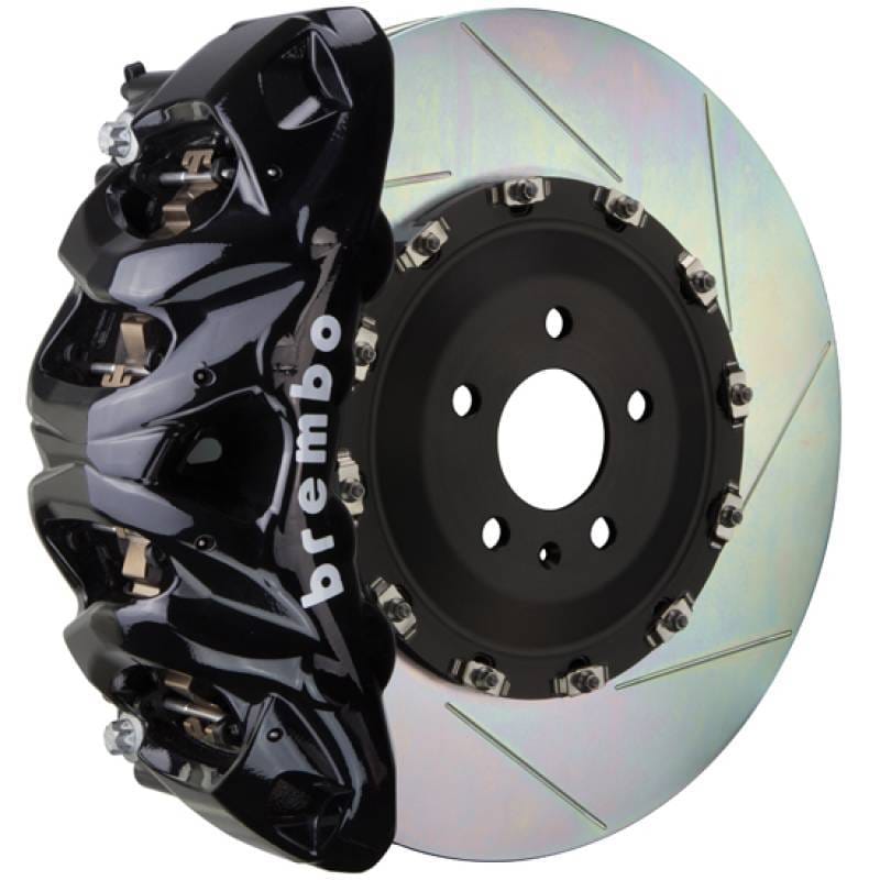 Brembo 1Q2.9620A1 Brembo 18+ Atlas Front GT BBK 8 Piston Cast 412x38 2pc Rotor Slotted Type-1-Black
