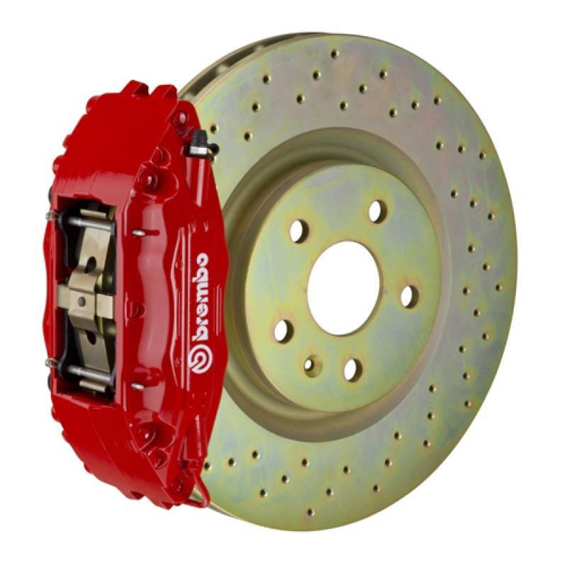 Brembo 1S4.6003A2 Brembo 12-16 Front-S Front GT BBK 4 Piston Cast 326 x30 1pc Rotor Drilled-Red