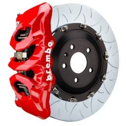 Brembo 1T3.9004A2 Brembo 15-19 Volkswagen Golf R Front GT BBK 6 Piston Cast 380x34 2pc Rotor Slotted Type3-Red