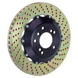 Brembo 201.8003A Brembo 08-13 IS-F/15+ RC-F/16-20 GS-F Rear 2-Piece Discs 345x28 2pc Rotor Drilled