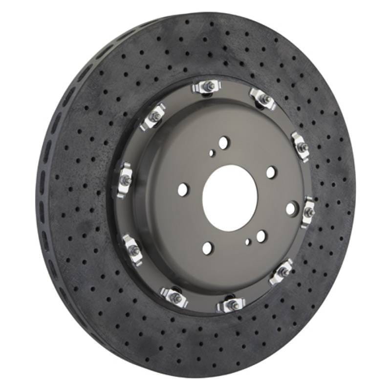 Brembo 209.9004A Brembo 09-11 GTR Rear 2-Piece CCM-R Discs 380x29 CCM-R Drilled