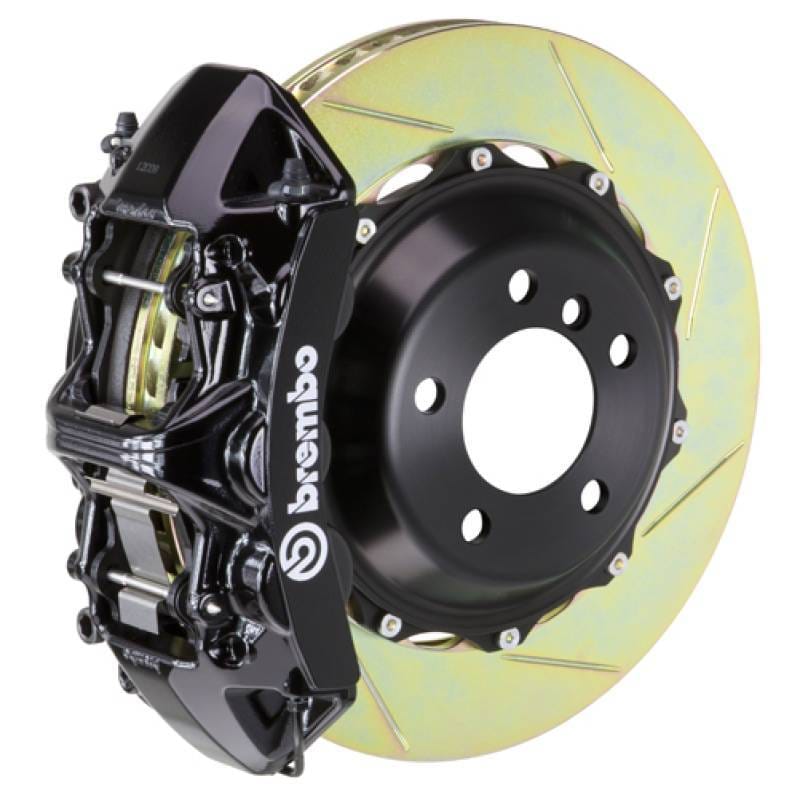 Brembo 2B2.9001A1 Brembo 03-07 H2 Rear GT BBK 4 Piston Cast 2pc 380x32 2pc Rotor Slotted Type-1-Black