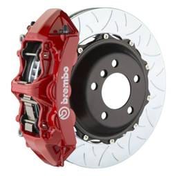 Brembo 2B3.9001A2 Brembo 03-07 H2 Rear GT BBK 4 Piston Cast 2pc 380x32 2pc Rotor Slotted Type-3-Red