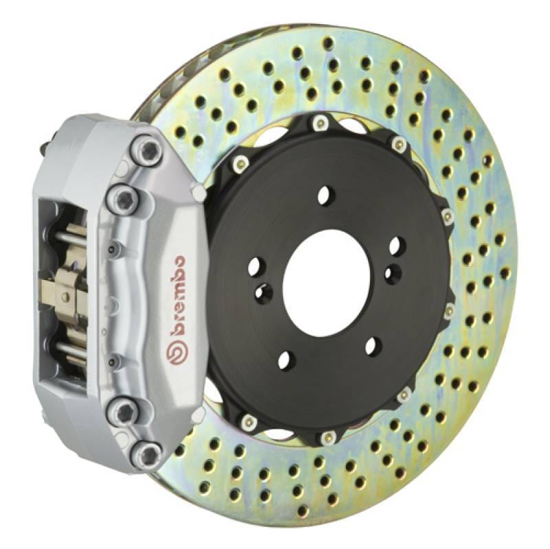 Brembo 2C1.6005A1 Brembo 98-02 Z3 M-Coupe/Roadster Rear GT BBK 4 Piston Cast 2pc 328x28 2pc Rotor Drilled-Black
