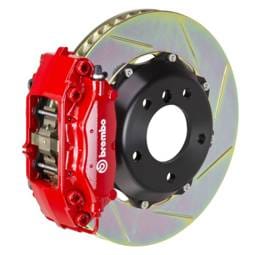 Brembo 2C2.6012A2 Brembo 08-14 C-Class (Excl 4MATIC/AMG) Rr GT BBK 4Pis Cast 2pc 328x28 2pc Rotor Slotted Type1-Red