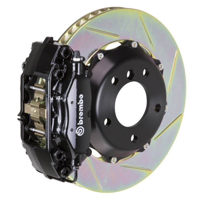Brembo 2C2.6017A1 Brembo 89-94 Carrera/90-94 Carrera Rear GT BBK 4 Pist Cast 2pc 328x28 2pc Rotor Slotted Type1-Black