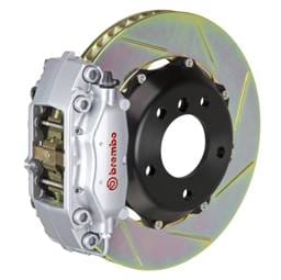 Brembo 2C2.6017A3 Brembo 89-94 Carrera/90-94 Carrera Rr GT BBK 4 Pist Cast 2pc 328x28 2pc Rotor Slotted Type1-Silver