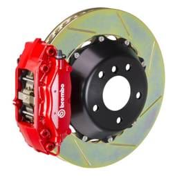 Brembo 2C2.8005A2 Brembo 02-05 7-Series (Through 3/5 Prod) Rr GT BBK 4Pist Cast 2pc 345x28 2pc Rotor Slot Type1-Red