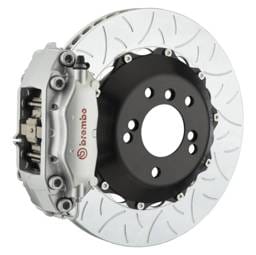 Brembo 2C3.8025A3 Brembo 06-12 325i (Excl. xDrive) Rr GT BBK 4 Pist Cast 2pc 345x28 2pc Rotor Slotted Type3-Silver