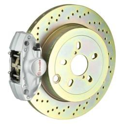 Brembo 2E4.4002A3 Brembo 99-05 323i/325i/328i (Excl. xDrive) Rr GT BBK 2Pist Cast 2pc 294x19 1pc Rotor Drilled-Silver