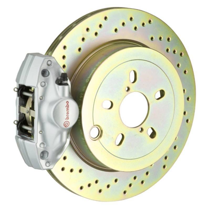 Brembo 2E4.4002A3 Brembo 99-05 323i/325i/328i (Excl. xDrive) Rr GT BBK 2Pist Cast 2pc 294x19 1pc Rotor Drilled-Silver