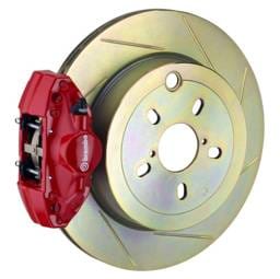 Brembo 2E5.4002A2 Brembo 99-05 323i/325i (Excl. xDrive) Rr GT BBK 2 Pist Cast 2pc 294x19 1pc Rotor Slotted Type1-Red