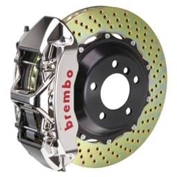 Brembo 2M1.9005AR Brembo 08-16 R8 4.2/5.2 (CC Brake Eqpt) Rr GTR BBK 6Pis Billet 380x32 2pc Rotor Drilled-Nickel