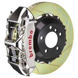 Brembo 2M2.9005AR Brembo 08-16 R8 4.2/5.2 (CC Brake Eqpt) Rr GTR BBK 6Pis Billet 380x32 2pc Rtr Slot Type1-Nickel