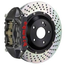Brembo 2P1.8045AS Brembo 12-14 328i Excl xDrive/MSport Brakes Rr GTS BBK 4Pis Cast 345x28 2pc Rtr Drill-Black HA