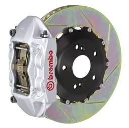 Brembo 2P2.6007A3 Brembo 07-15 TT 3.2L/09-15 TTS/12-13 TT RS Rr GT BBK 4Pist Cast 328x28 2pc Rotor Slot Type1-Silver