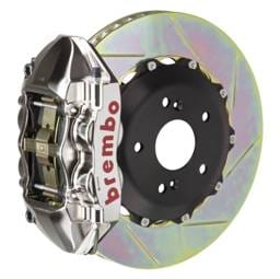 Brembo 2P2.6007AR Brembo 07-15 TT 3.2L/09-15 TTS Rr GTR BBK 4Pist Billet 328x28 2pc Rotor Slotted Type1-Nickel