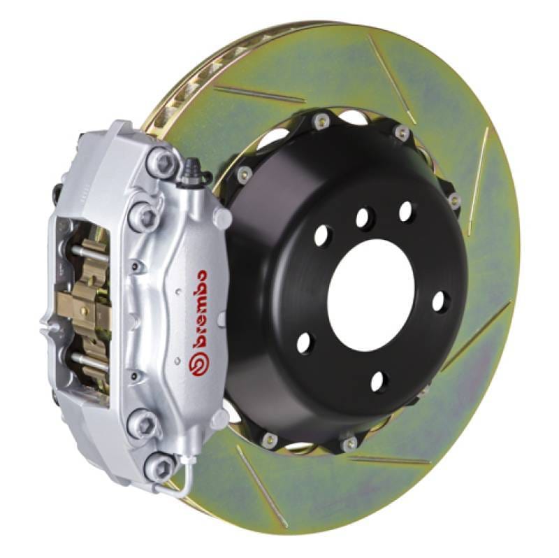Brembo 2P2.8061A3 Brembo 15-18 M3 Excl CC Brake Rr GT BBK 4Pis Cast 345x28 2pc Rotor Slotted Type1-Silver