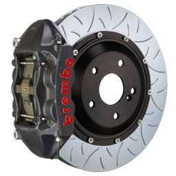 Brembo 2P3.8044AS Brembo 12-16 991.1 C2/C4 (Excl. PCCB) Rr GTS BBK 4Pist Cast 345x28 2pc Rotor Slotted Type3-Black HA