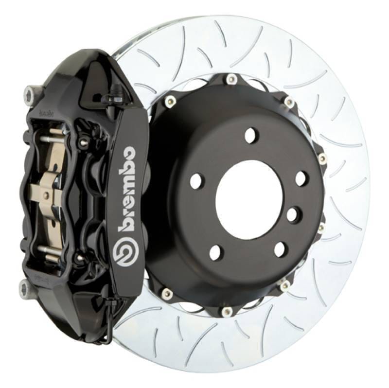 Brembo 2P3.8046A1 Brembo 12-15 335i/335i xDrive Exc MSport Brakes Rr GT BBK 4Pis Cast 345x28 2pc Rtr Slot Type3-Black