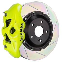 Brembo 2S2.9017A7 Brembo 14+ Ghibli S/Ghibli S-Q4 Rr GT BBK 4 Pist Cast 380x28 2pc Rotor Slotted Type1 - Fluo. Yellow