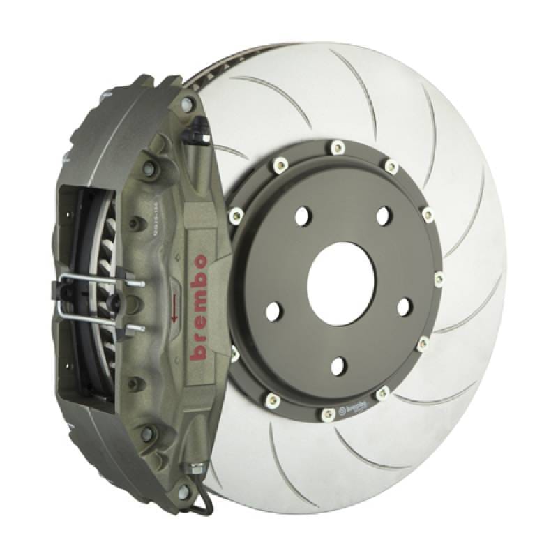 Brembo 3K2.6008A Brembo 99-07 Evo VI - IX PISTA Front Race BBK 4 Piston Cast 2pc 328 x35x6 4a 2pc Rotor T5-Clear HA