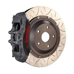 Brembo 3K3.8054A Brembo 97-04 Porsche Boxster S PISTA Front BBK 355x35x53a T3 2pc Rotor Slotted - Clear HA