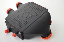 CSF Cooling - Racing & High Performance Division 8082 CSF 2014+ BMW M3/M4 (F8X) Top Mount Charge-Air-Cooler - Crinkle Black - Fits 2015-2021 BMW M4, M2, M3