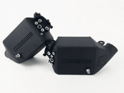 CSF Cooling - Racing & High Performance Division 8109 CSF 12-16 BMW M5 (F10) / 12-18 BMW M6 (F06/F12/F13) Twin Charge-Air-Cooler Set - Crinkle Black - Fits 2012-2019 BMW M5, M6, M6 Gran Coupe