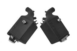 CSF Cooling - Racing & High Performance Division 8178 CSF 16-21 BMW M5 (F90) / 17-21 BMW M8 (F91/F92/F93) Twin Charge-Air-Cooler Set - Crinkle Black - Fits 2018-2025 BMW M8 Gran Coupe, M5, M8