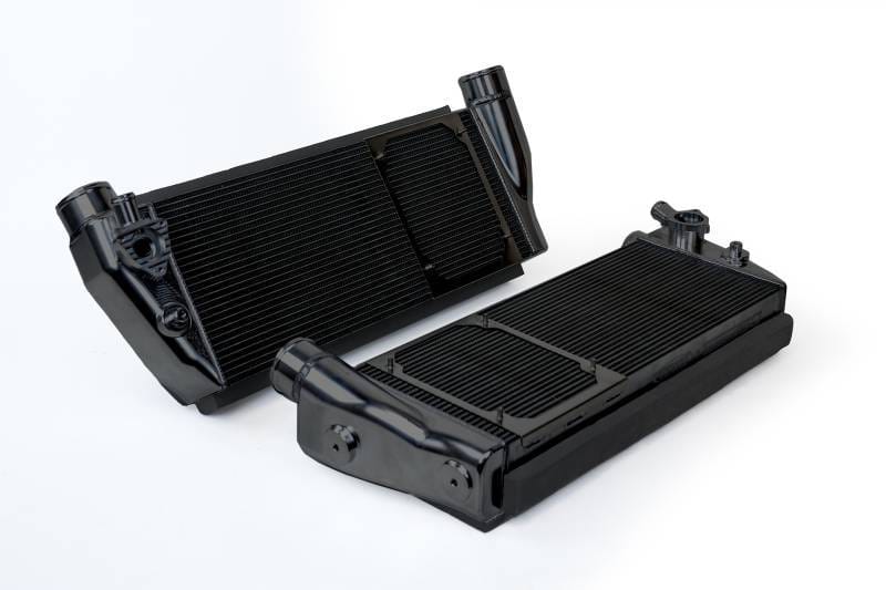 CSF Cooling - Racing & High Performance Division 8210B CSF 16-19 Ferrari 488 GTB/Spider 19-20 Pista High Performance Intercooler System - Black - Fits select 2016-2022 Ferrari models