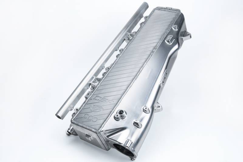 CSF Cooling - Racing & High Performance Division 8200 CSF Toyota A90/A91 Supra/ BMW G-Series B58 Charge-Air Cooler Manifold- Machined Billet Aluminum - Fits select 2018-2025 BMW models