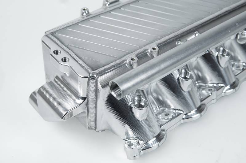CSF Cooling - Racing & High Performance Division 8200 CSF Toyota A90/A91 Supra/ BMW G-Series B58 Charge-Air Cooler Manifold- Machined Billet Aluminum - Fits select 2018-2025 BMW models thumbnail 5
