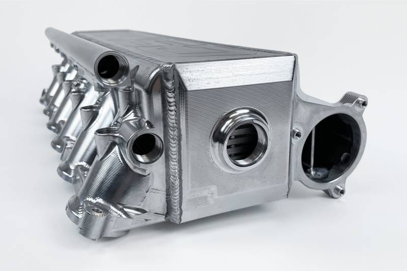 CSF Cooling - Racing & High Performance Division 8400 CSF Gen 2 B58 Race X Charge-Air-Cooler Manifold - Raw Billet Aluminum Finish - Fits select 2018-2023 BMW models thumbnail 19