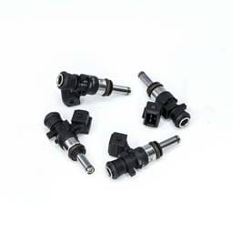 DeatschWerks 16MX-00-0750-4 DeatschWerks Bosch EV14 Universal 40mm Compact Matched Set of 4 Injectors 750cc (Extended Nozzle)