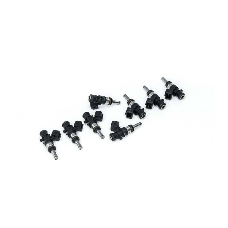DeatschWerks 16MX-00-0750-8 DeatschWerks Bosch EV14 Universal 40mm Compact Matched Set of 8 Injectors 750cc (Extended Nozzle)