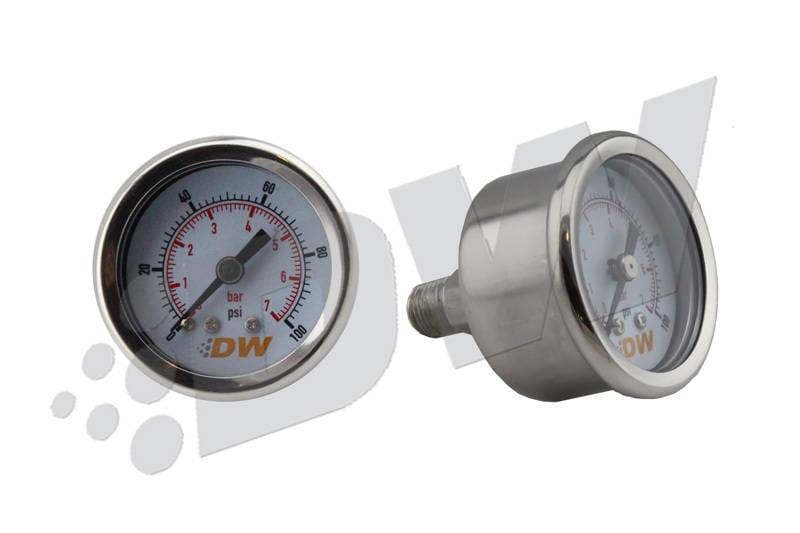 DeatschWerks 6-01-G DeatschWerks 0-100 PSI 1/8in NPT Mechanical Fuel Pressure Gauge