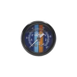 DeatschWerks 6-01-G2L DeatschWerks 0-100 PSI 1/8in NPT Mechanical Fuel Pressure Gauge 1.5in Diam. Black Housing Blue Face