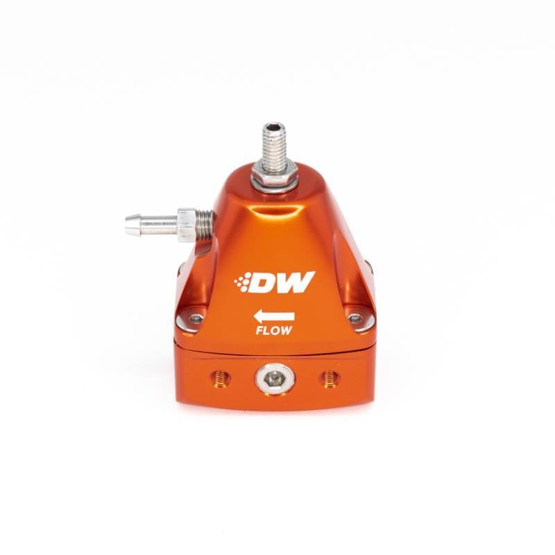 DeatschWerks 6-1001-FRO DeatschWerks DWR1000iL In-Line Adjustable Fuel Pressure Regulator - Orange thumbnail 3