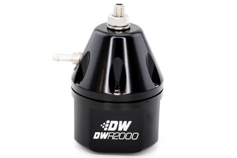 DeatschWerks 6-2000-FRB DeatschWerks DWR2000 Adjustable Fuel Pressure Regulator - Black