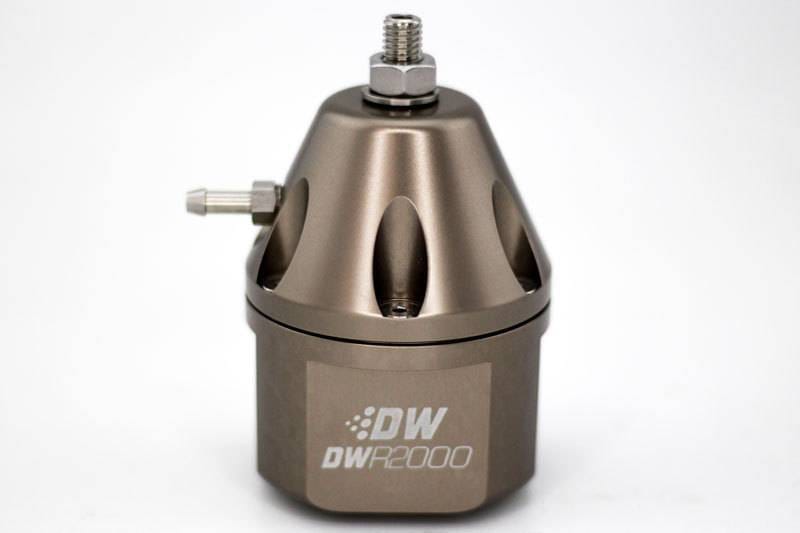 DeatschWerks 6-2000-FRT DeatschWerks DWR2000 Adjustable Fuel Pressure Regulator - Titanium