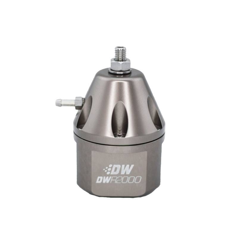 DeatschWerks 6-2000-FRT DeatschWerks DWR2000 Adjustable Fuel Pressure Regulator - Titanium thumbnail 3