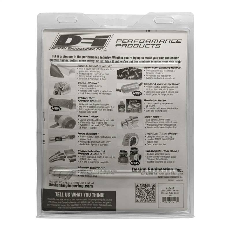 DEI 10417 DEI Cool-Cover 14in w x 3ft - Air-Tube Cover Kit thumbnail 9