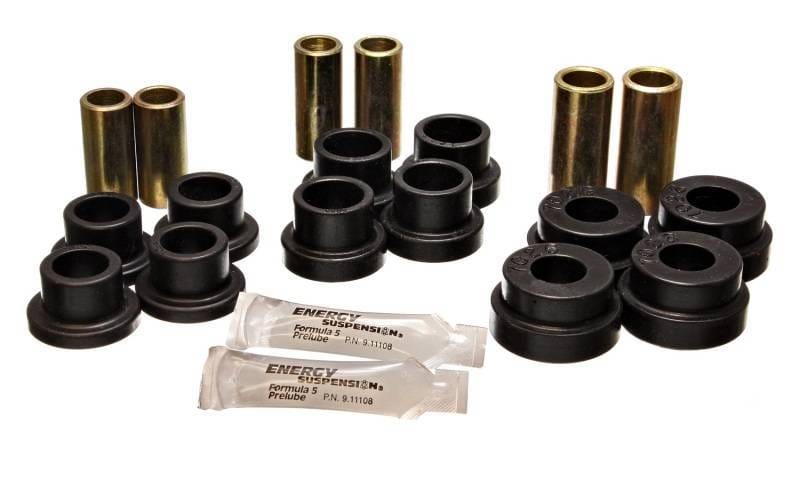 Energy Suspension 12.3101G Energy Suspension 64-75 BMW 2002 Black Front Control Arm Bushing Set - Fits 1966-1975 BMW 2002tii, 2002, 2002ti