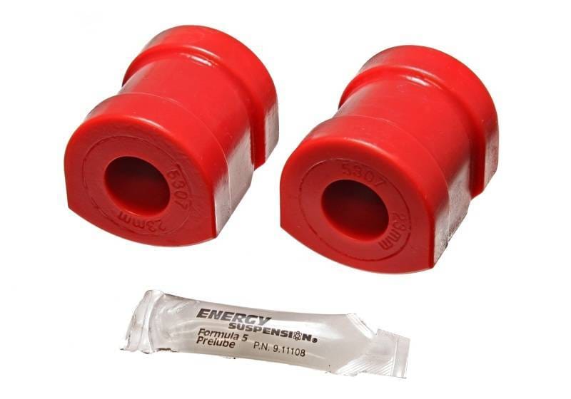 Energy Suspension 12.5101R Energy Suspension 92-99 BMW 318I/325i/328I Red 23mm Front Sway Bar Frame Bushings - Fits 1989-2002 BMW Z3, 535i, 540i