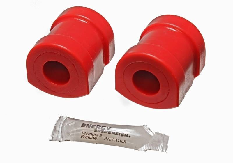 Energy Suspension 12.5104R Energy Suspension 92-99 BMW 318I/325i/328I Red 25mm Front Sway Bar Frame Bushings - Fits 1989-2002 BMW Z3, 535i, 540i