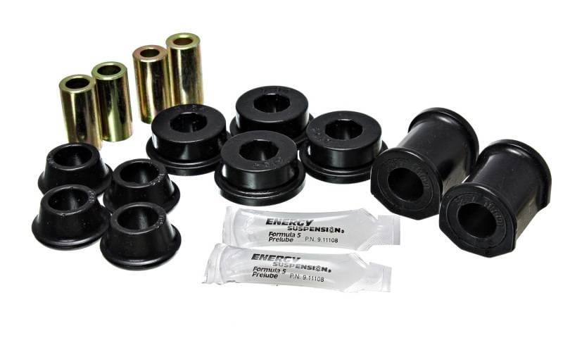 Energy Suspension 15.3106G Energy Suspension 71-7/73 VW Super Beetle (Cast) Black Front Control Arm Bushing Set - Fits 1973 Volkswagen Super Beetle