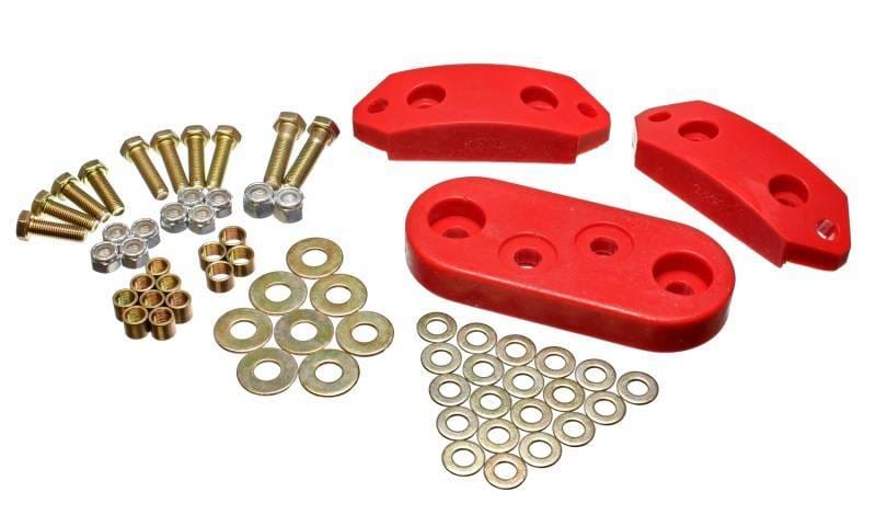 Energy Suspension 15.1101R Energy Suspension 61-73 VW Beetle/70-73 Super Beetle Red Motor and Trans Mount Bushings (Inc H/W) - Fits 1961-1973 Volkswagen Beetle