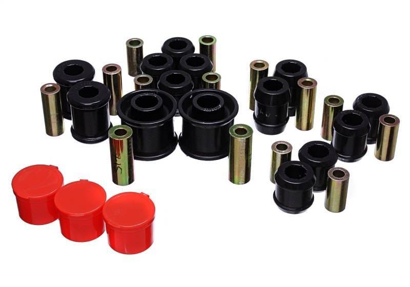 Energy Suspension 15.3121G Energy Suspension 12-16 VW Passat / 07-16 VW EOS (1F) Rear Control Arm Bushing Set - Black - Fits 2007-2016 Volkswagen Passat, Eos